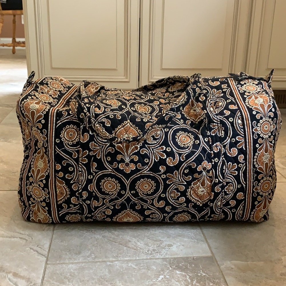 Vera Bradley Caffe Latte Large Duffel Bag